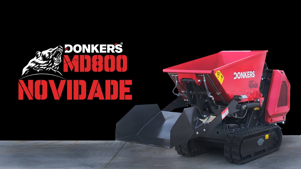 Mini Dumper de Rastos Donker's MD 800kg