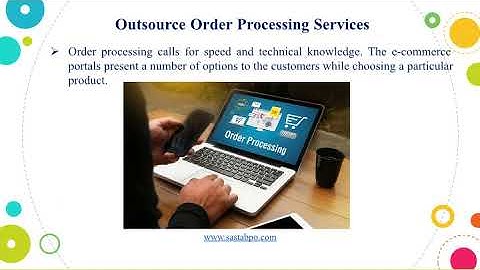 Order Processing Services I Sasta Outsourcing Services