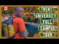 Trent university full campus tour  day in life at trent university peterborough  study in canada
