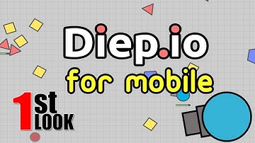 Diep.io for Mobile ! The tank warfare sensation now on Android and iOS (1st Look Gameplay)