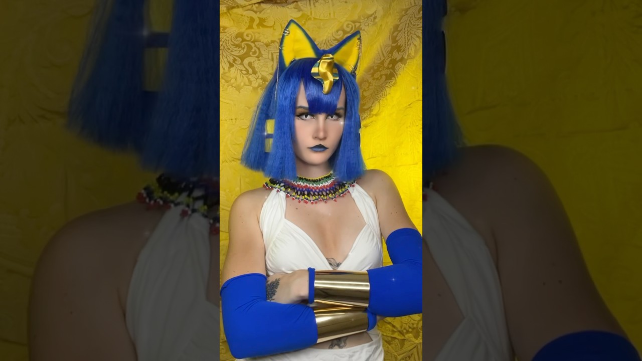 Remake of my Ankha cosplay ✨ #animalcrossing #cosplay