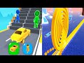 Shape shifting VS Spiral Roll Android iOS Mobile Gameplay Walkthrough Ep 2