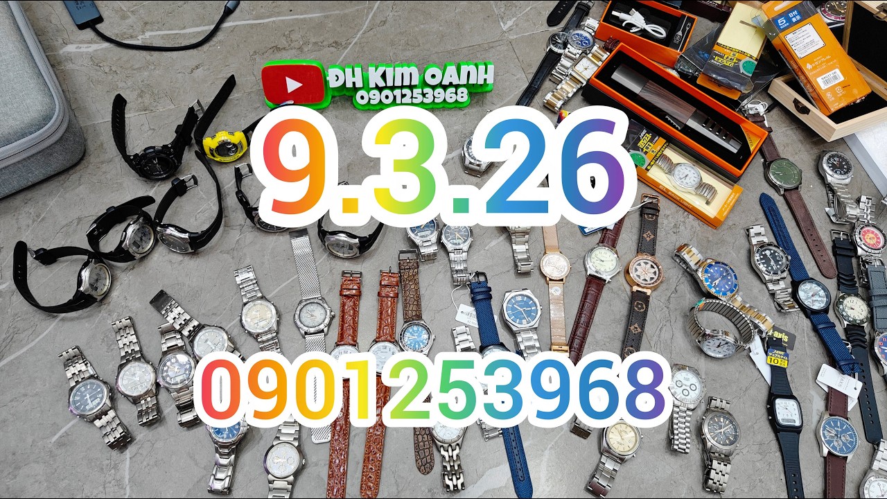 9.3.26 Sale Đồng Hồ Si Citizen Reguno Casio Lineage Elgin Usa Seven Wolf Swatch Swiss Charles Vogele