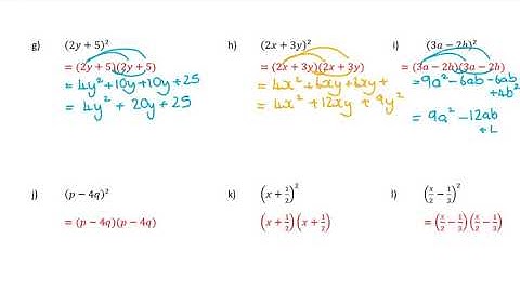 Grade 9 - Lesson 1 video 2 Exercise 8 15 and 8 16 Memo (binomial x binomial)