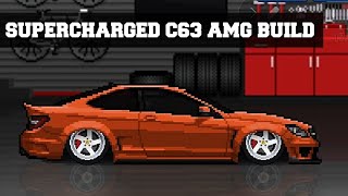 Supercharged AMG C63 Drag Build - Pixel Car Racer