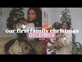 Getting ready for our first family christmas  xmas shopping decorations workout  cook with me