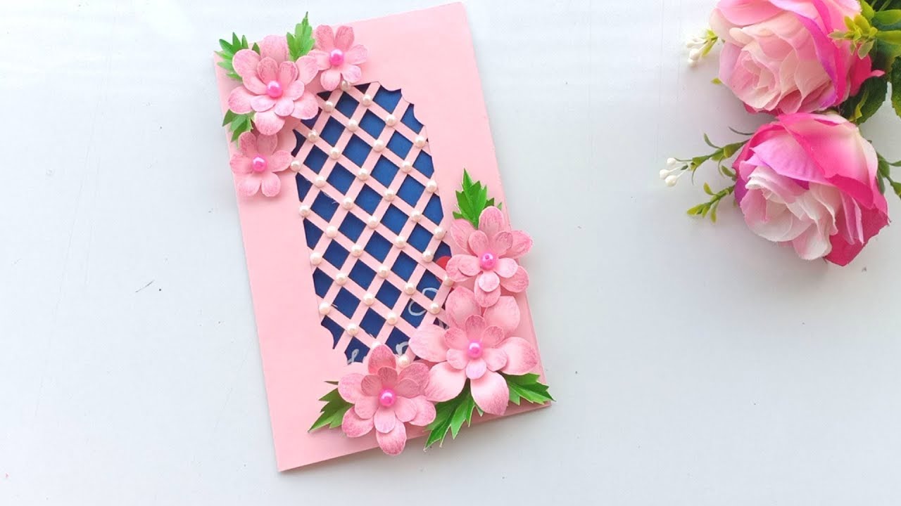 Beautiful Handmade Birthday card//Birthday card idea. - YouTube