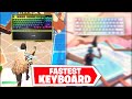 What Keyboard does the Fastest Editor use in Fortnite (Top 5 Fastest Editors)
