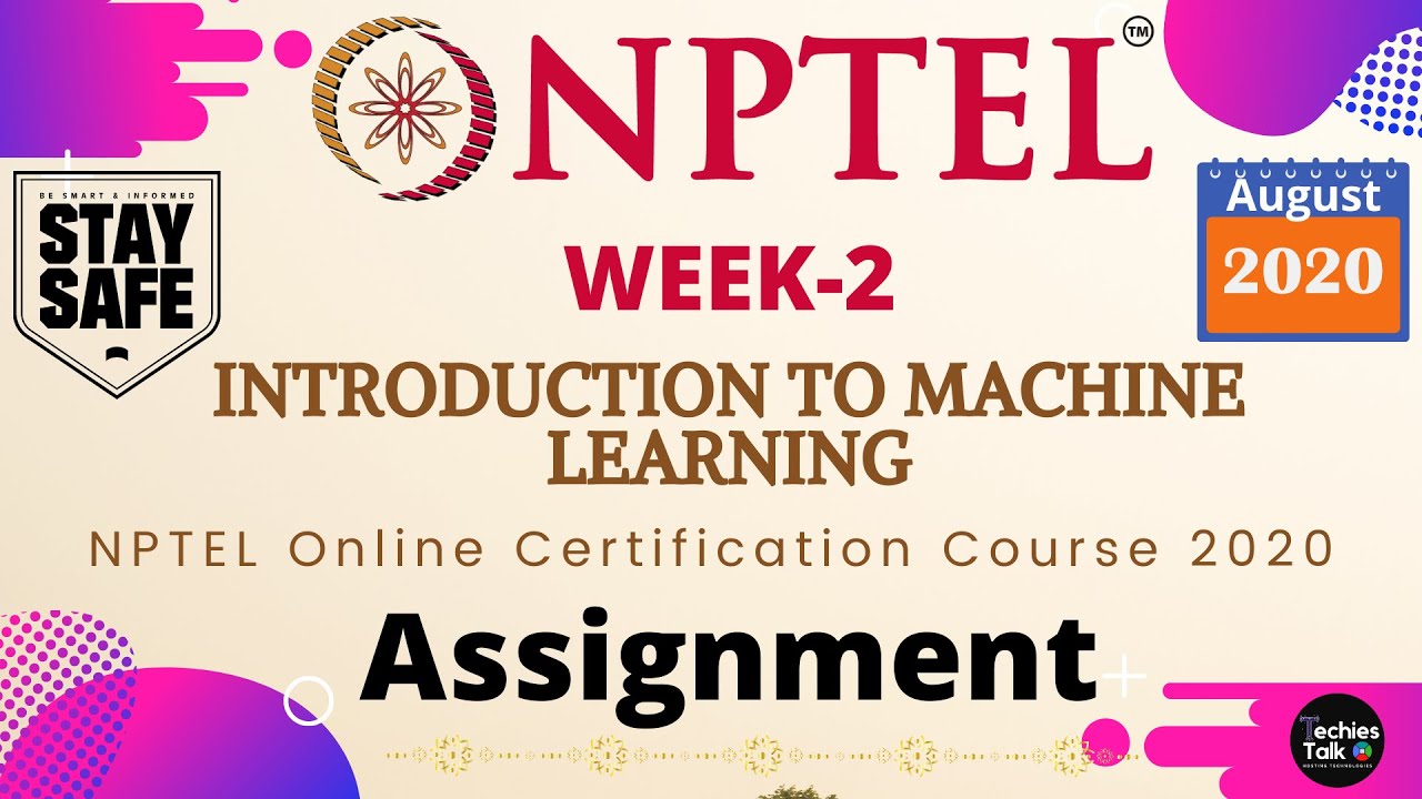 nptel machine learning assignment 2 solutions
