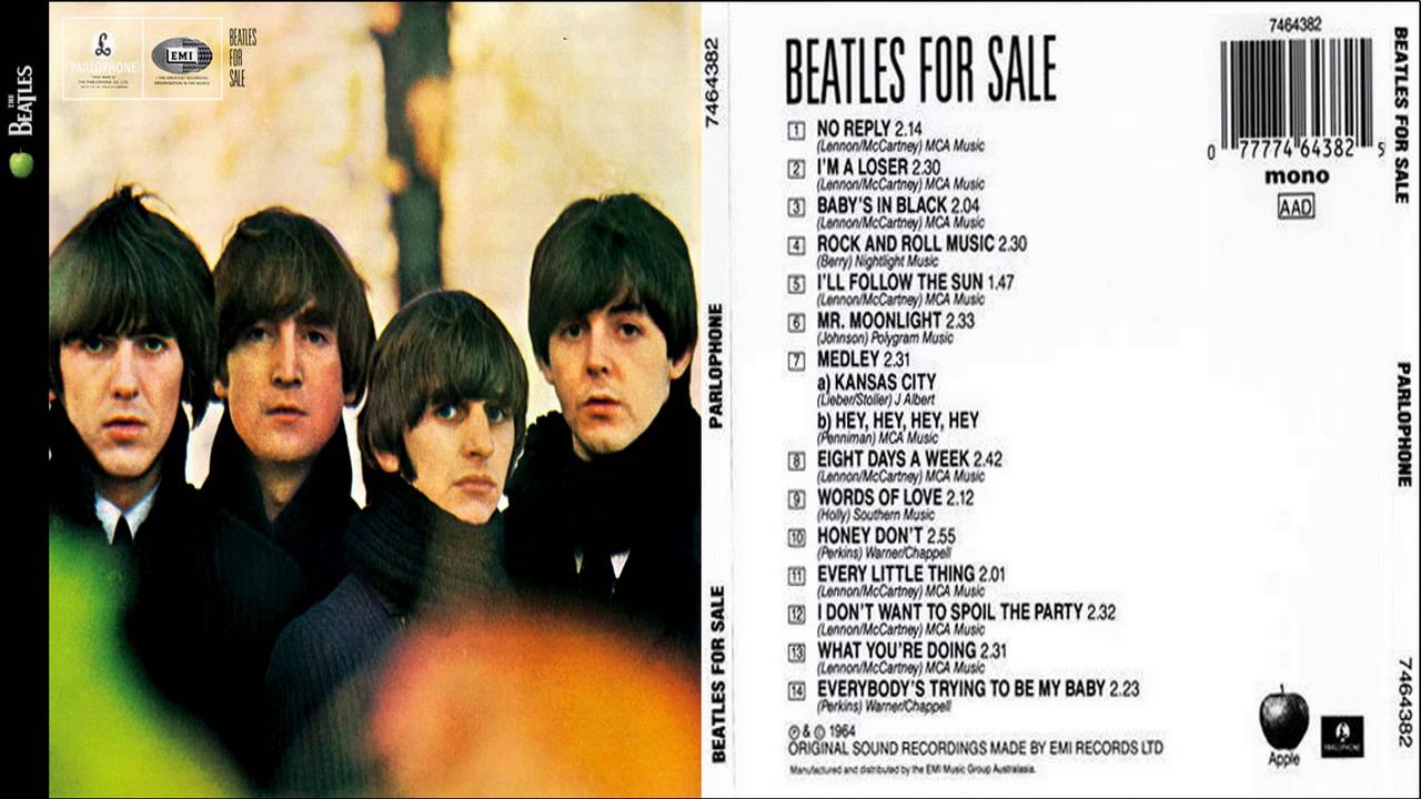 The Beatles For Sale Album Complete Discography YouTube