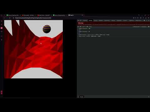 3D Graphics Engine Using 2D Canvas Element
