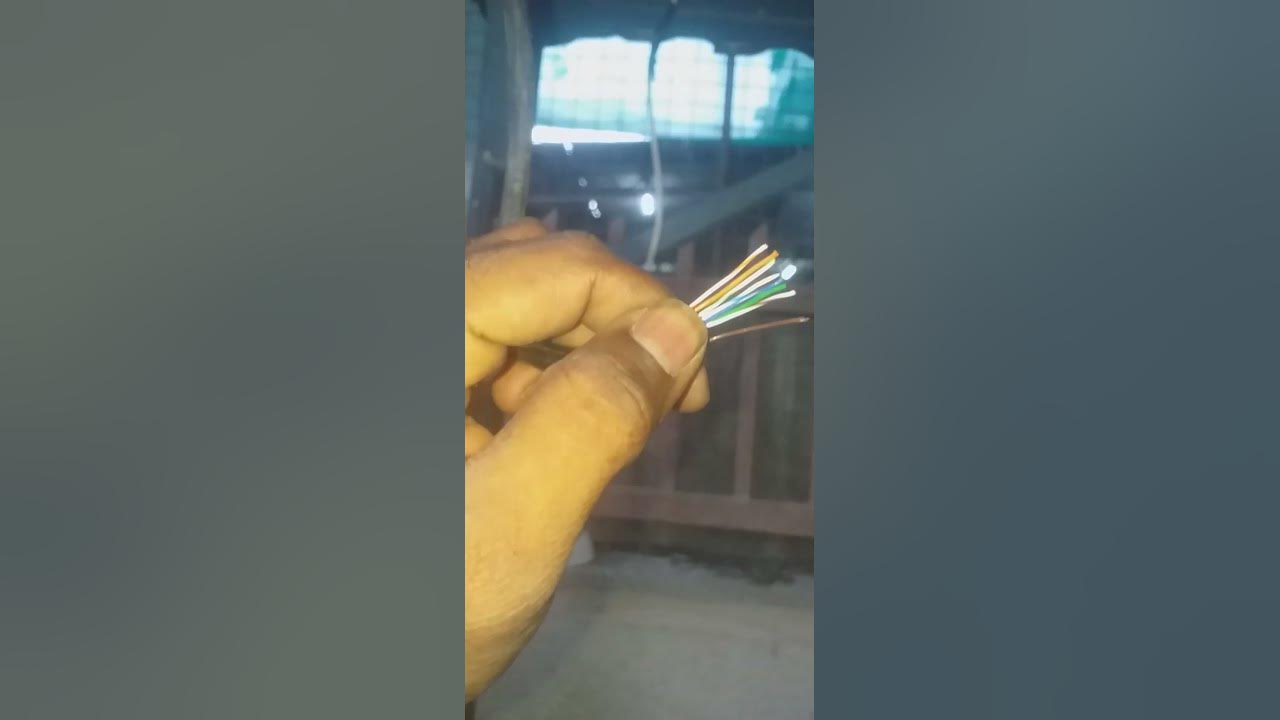 cat6 cable color code assign work - YouTube