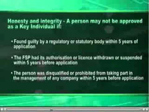 Fit and proper requirements Part 4