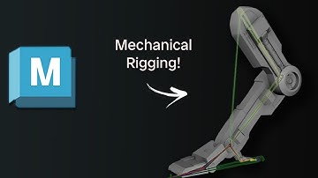 Rigging a Robot Leg in Autodesk Maya | Part 1| Rigging a leg with Reverse Foot control!