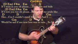 Video thumbnail of "If I Fell (The Beatles) Mandolin Cover Lesson with Chords/Lyrics"