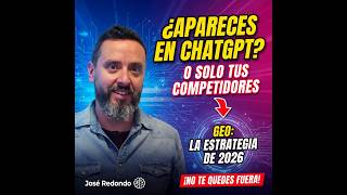 ¿Qué es GEO (Generative Engine Optimization)? Definición completa 2026