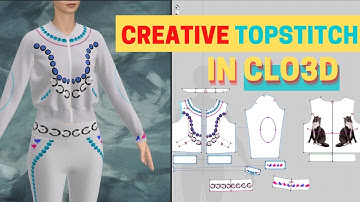 Creative Topstitch Ideas for CLO3D