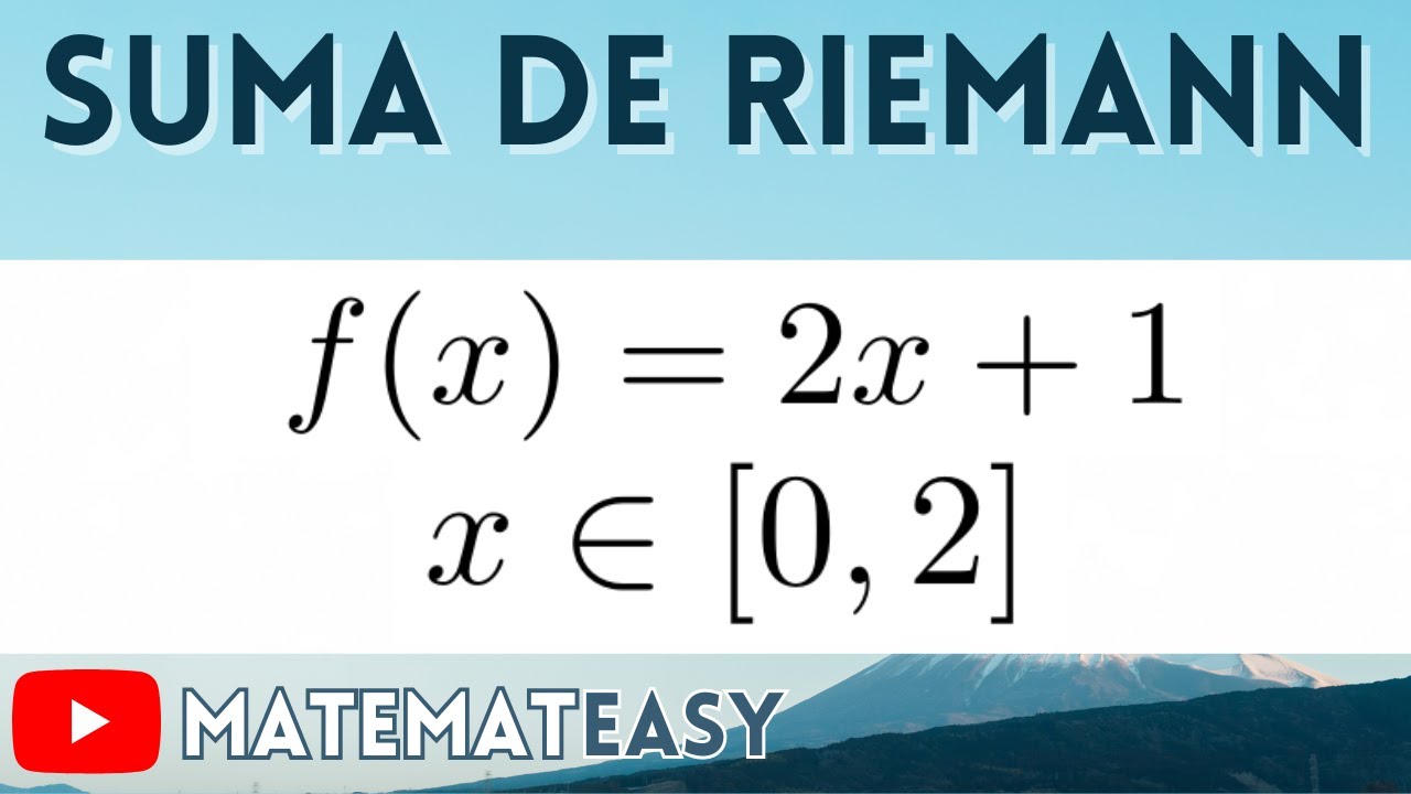 💡 Suma de Riemann. Ejercicio 1 - YouTube