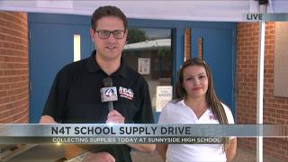 Silverado Rooter & Plumbing visits the News 4 Tucson School Supply Drive