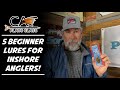 5 Beginner Lures For Inshore Anglers | Flats Class YouTube