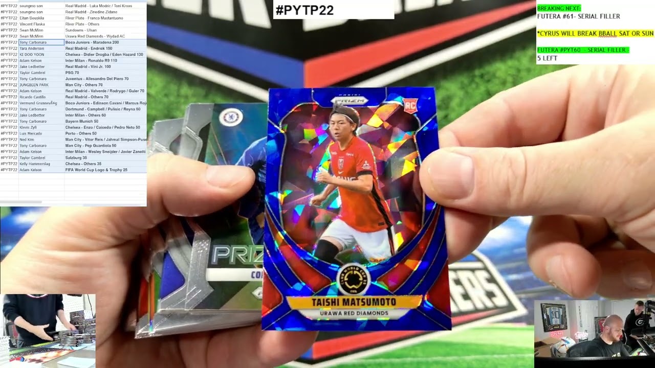 2025 Panini Prizm FIFA Club World Cup - Pick Your Team/Player CASE BREAK 