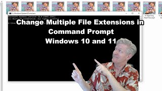 change multiple file extensions in command prompt in windows 10 and 11 fast and easy