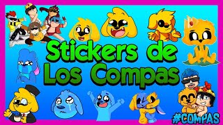 STICKERS DE LOS COMPAS 😜 LOS MEJORES STICKERS DE LOS COMPAS PARA TU WHATSAPP 😎📲 screenshot 5