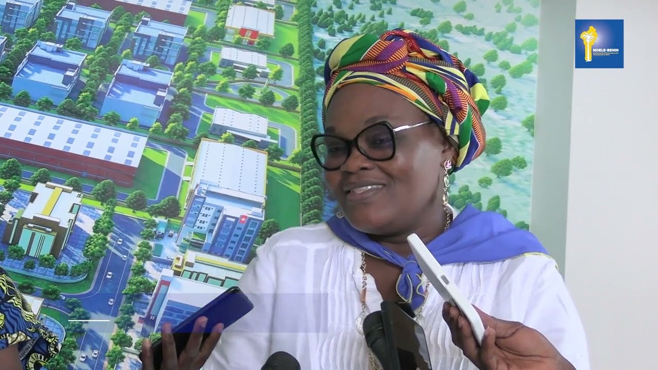 Visite de Moele Bénin à la GDIZ Marie Noëlle PARAÏSO Deuxième vice présidente de Moele Bénin