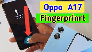 Oppo a17 display fingerprint setting/Oppo a17 fingerprint screen lock/fingerprint sensor screenshot 2