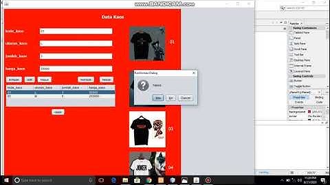 Sistem Program Pembelian Kaos Online Berbasis Java Netbeans