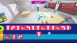 BIG BRAIN TIME ! Rabbids Coding !  Level 1-10. 3 stars.