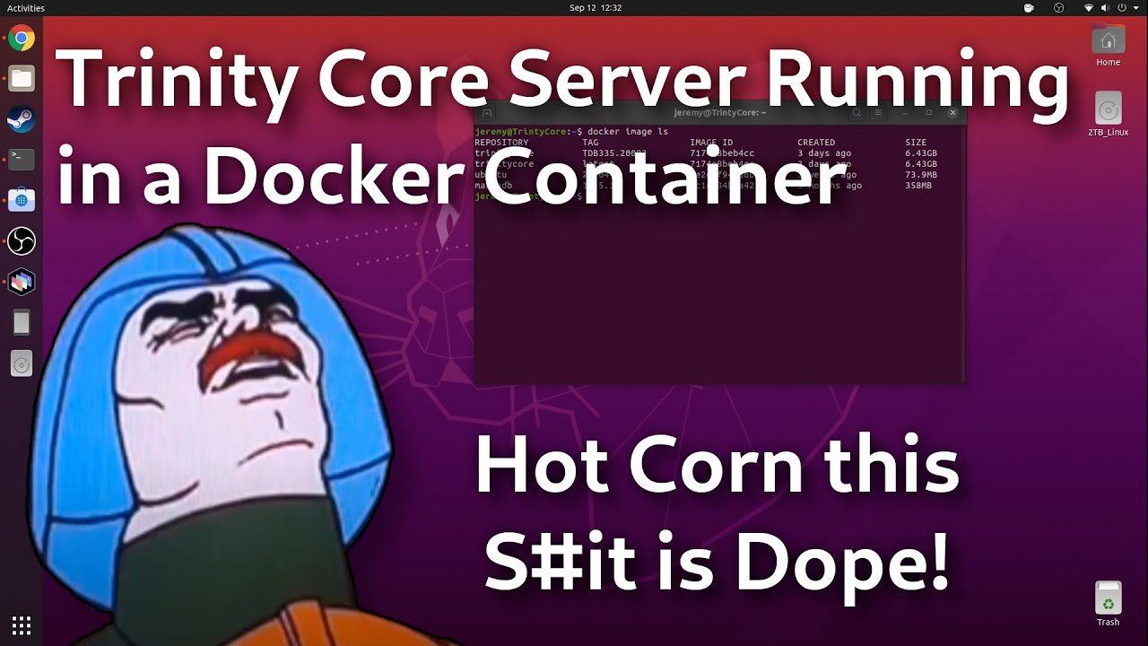 Trinity Server Trinity Core Docker Server - YouTube