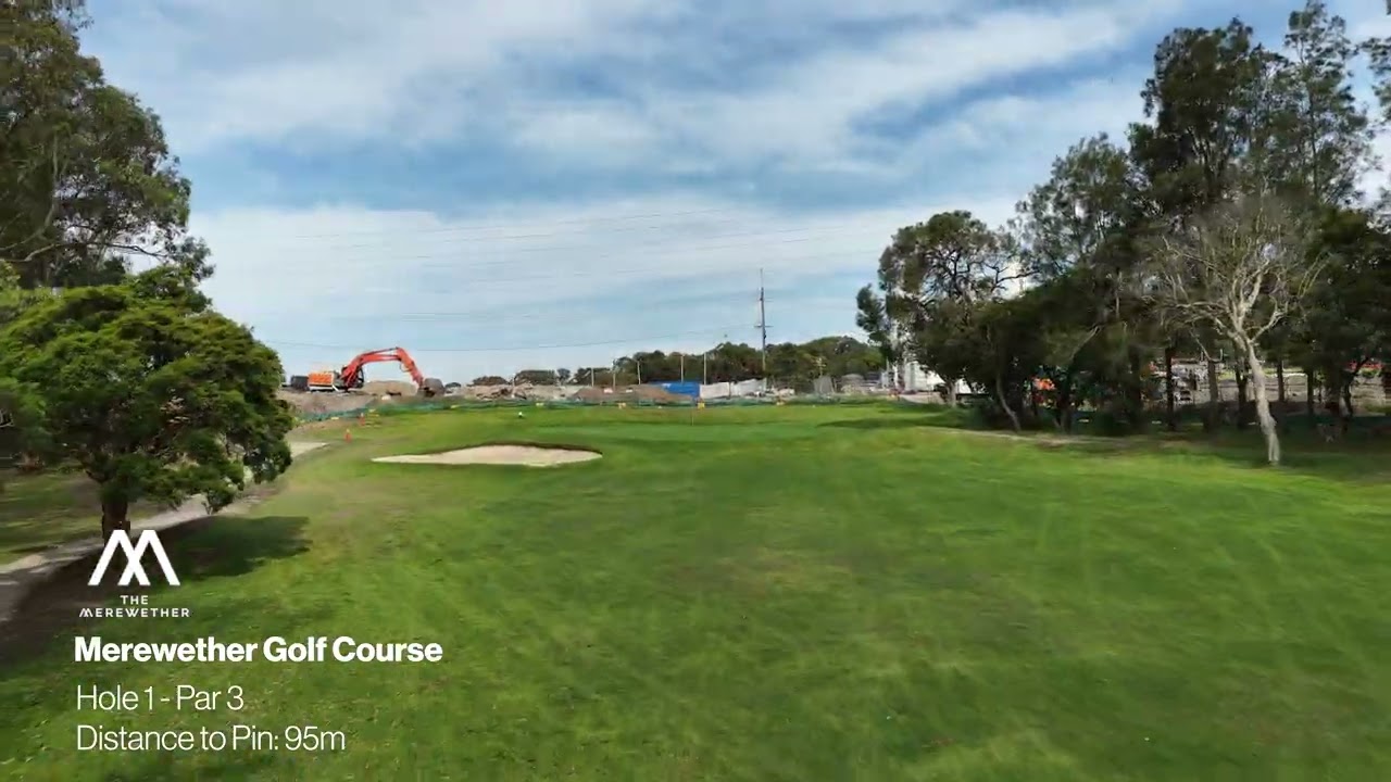 The Merewether Golf Club - Hole 1 Walkthrough