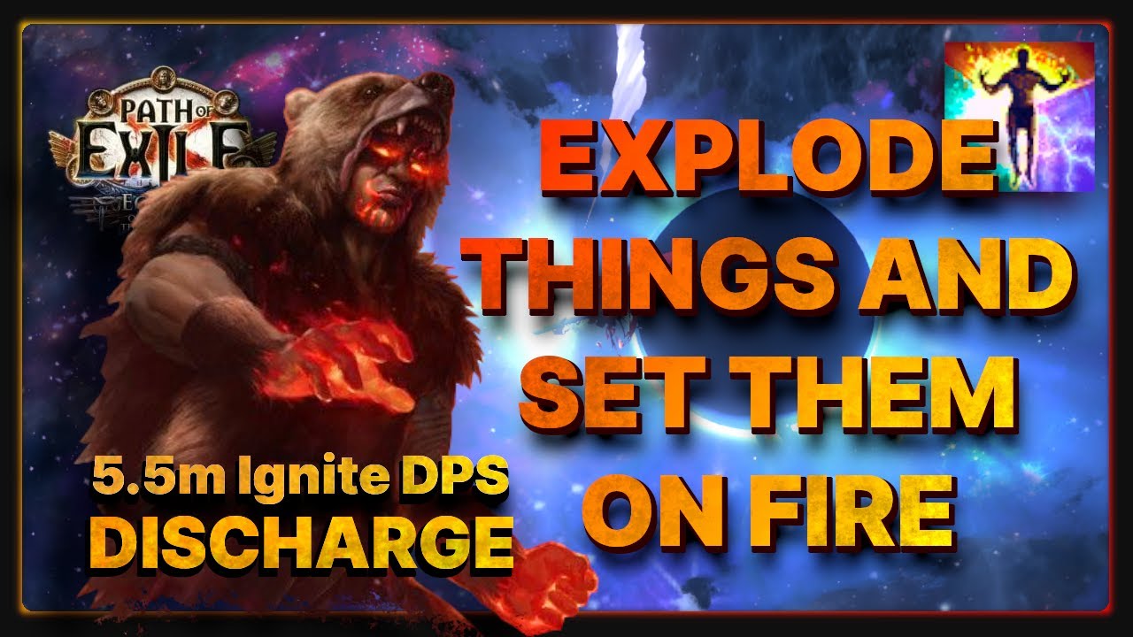PoE BUILD GUIDE 5.5m Ignite Discharge Chieftain YouTube