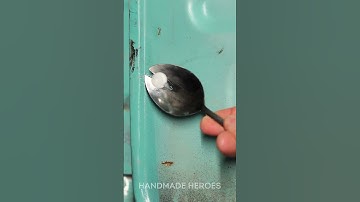 Carve a spoon to create a cool tool 🤩