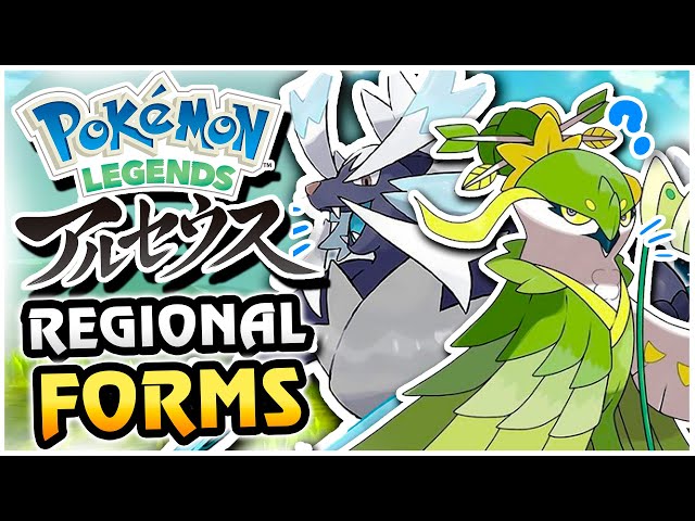 Meet All of ARCEUS' New Pokémon Evolutions and Regional Forms - Nerdist