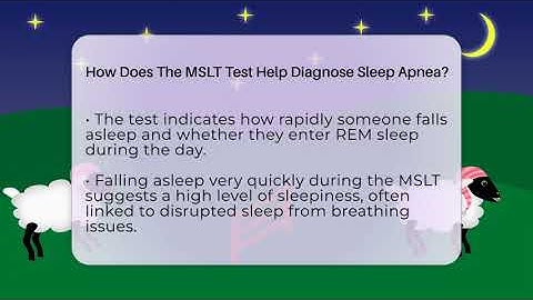 How Does The MSLT Test Help Diagnose Sleep Apnea? - Sleep Apnea Support Network