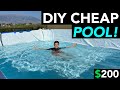 DIY Swimming Pool - 9 x 14 Easy & Cheap!