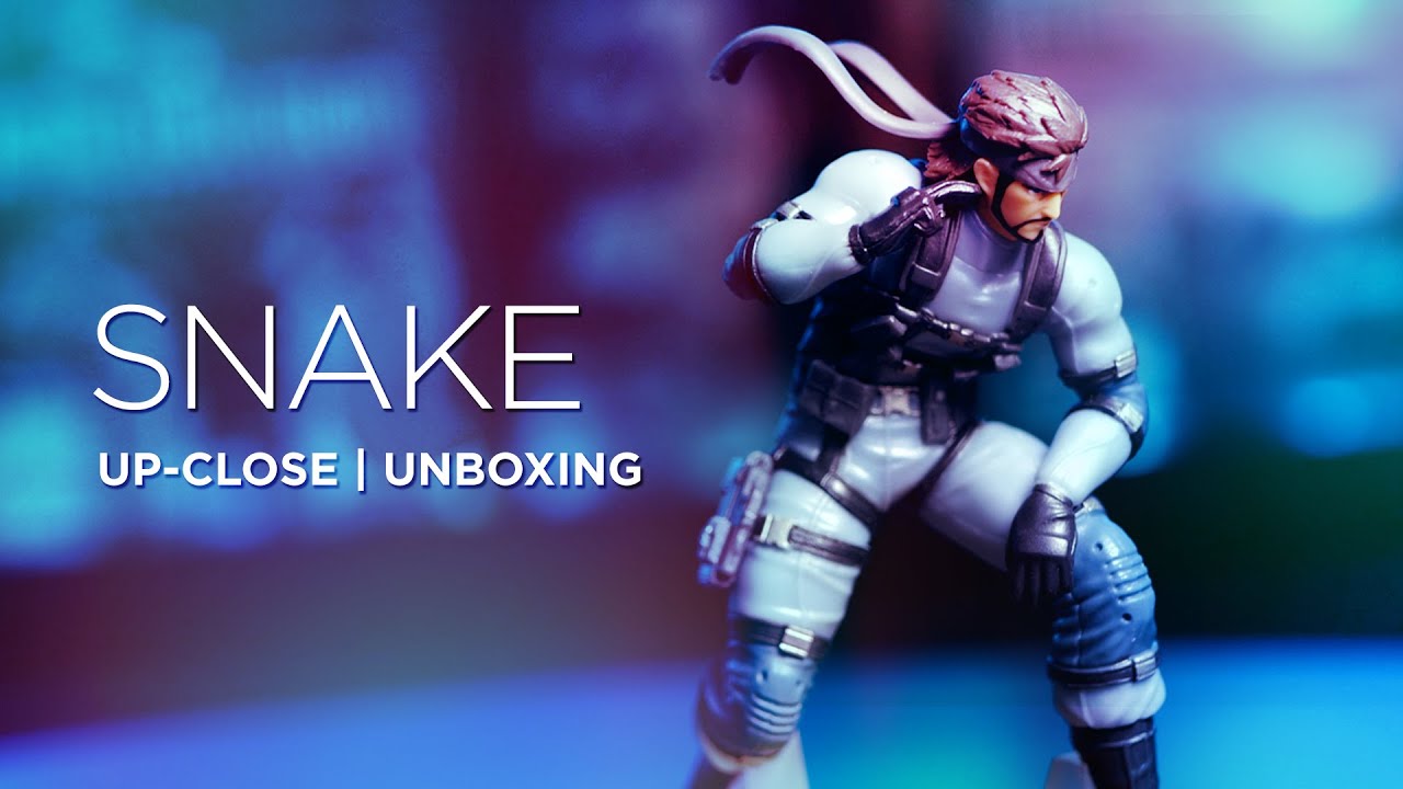 Snake Amiibo - UP CLOSE | UNBOXING [Super Smash - Gear Solid - Nintendo] - YouTube