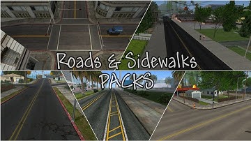 Roads and Sidewalks Packs for GTA SA Android
