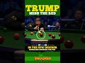 Judd Trump Miss The Red Ball 💔| #shorts #youtubeshorts #trending #snooker #ding #juddtrump #ronnie