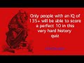 History quiz