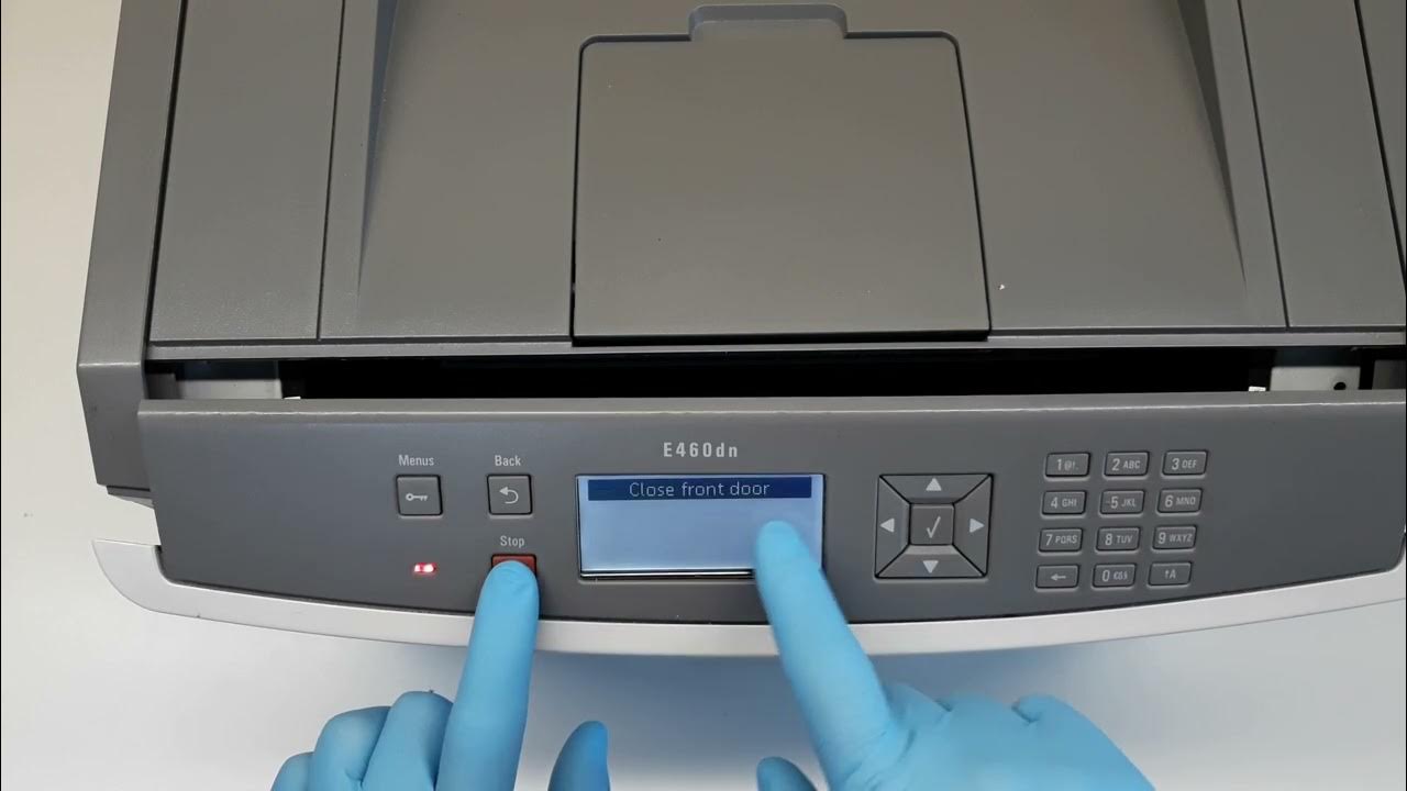 HOW TO RESET PC KIT COUNTER ON LEXMARK E460DN. DRUM RESET. YouTube