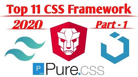 Top  11 css  framework in 2020 | part -1| By Divya  Bagul |  InspiredWay