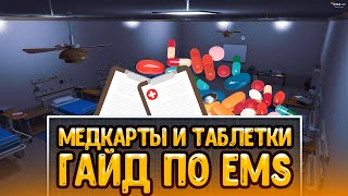 ВЫДАЧА МЕДКАРТ И ТАБЛЕТОК | ГАЙД ПО EMS | GTA5RP LaMesa