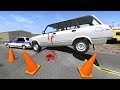 РУССКАЯ КОЧКА ПРИВЕЛА К ТРАГЕДИИ! ДОРОГИ БЕЗ РЕМОНТА | BeamNG.drive