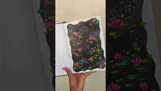 when your sketchbook becomes a 🪷 #artshorts #sketchbookproject #sketchings lotus 🪷 pond at midnight