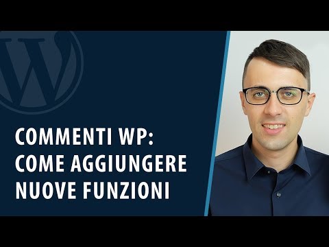 Video: Come Aggiungere Commenti Alla Pagina