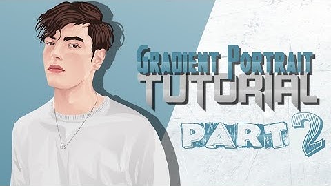 Normal Speed Gradient Vector Portrait Tutorial ( Part 2 ) | | Infnite Design Tutorial