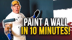 ROLLING WALLS FAST.  How to paint a room in 1 hour.  Fast painting hacks. DIY house painting. 
